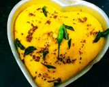 A picture of step 6 of Instant khaman dhokla.