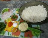 A picture of step 1 of Leftover Rice Pakora🍚🍱.
