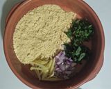 A picture of step 3 of Baysan naan.