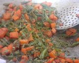 A picture of step 7 of Carrot and beans subzi.
