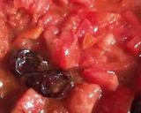 A picture of step 3 of Tamatar ki chutney.