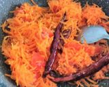 A picture of step 1 of Carrot chutney.