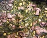 Palak mushroom corn with edible cookpad logo recipe step 4 photo