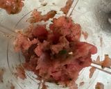 A picture of step 2 of Watermelon 🍉 ice cream 🍨.
