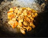 A picture of step 1 of Chicken kebabs pizza.