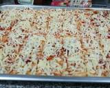 Bread pizza slice recipe step 7 photo