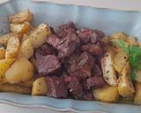 Foto del paso 6 de la receta Estofado de cerdo con salsa de vino y manzana