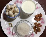 A picture of step 1 of Makhana Kheer.