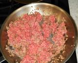 A picture of step 3 of Ground beef for pasta or turkey.