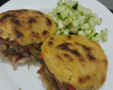 Foto del paso 11 de la receta: Arepas🥙rellenas con salteado de berenjenas y pimientos tatemados🍆🫑🧅
