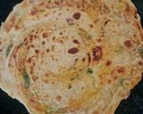 A picture of step 6 of Mint Ginger Tea With Onion Layered Paratha - Just In 20 minutes.