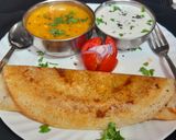 A picture of step 18 of Paneer Masala Dosa.