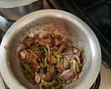 A picture of step 5 of Fried liver.