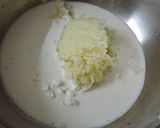 A picture of step 2 of Bhagar vrat paratha.