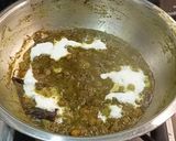 A picture of step 7 of Kala chana palak -Semi dry masala sabji.