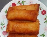 A picture of step 4 of #Holi2022 Paneer bread rolls.