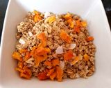 A picture of step 1 of My Granola with Dried papaya and coconut. 🤗.