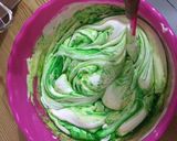 Foto langkah ke 4 dari resep Brownies Kukus Pandan Coklat.