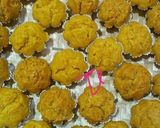 Foto langkah ke 5 dari resep Bolu Kukus Labu Kuning Merekah.