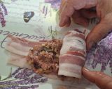 Baconba tekert darált hús 🥓🥩🥓🍄 recept fázis 2 fotója