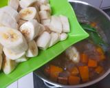 Foto langkah ke 3 dari resep Kolak Labu Kuning, Pisang & Kolang kaling.