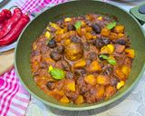 A picture of step 6 of Spicy Meatball and Potato Stew.