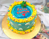 Foto del paso 10 de la receta: Ranita Birthday Cake relleno de compota de maracuyá y toronja