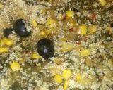 Foto del paso 5 de la receta: Cus Cus en mezcla de puerro y aceitunas negras (vegano)