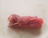 Foto del paso 2 de la receta: Pajaritos (rollos de carne con verduras)