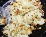 A picture of step 2 of Aloo chap.