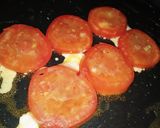 A picture of step 4 of Three colour egg stuffed tomato.