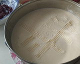 Foto del paso 3 de la receta: Tarta de queso fría con cobertura de frambuesas 🍰