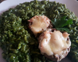 Foto del paso 7 de la receta: Arroz verde con champiñones rellenos. #recetariocamino