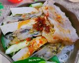 A picture of step 6 of Bún Mắm Nêm with Pork, Vietnamese Pork Sausage, and Head Cheese.