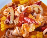 Foto langkah ke 5 dari resep Cumi Saus Padang.