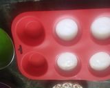 A picture of step 14 of Chocolate floating icecream in 3 flavours.