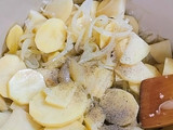 Sopa de patatas y pescado {con un toque marroquí}