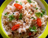 உடனடி முட்டை சாதம்(egg rice recipe in tamil) ரெசிபி ஸ்டேப் 5 புகைப்படம்