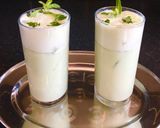 A picture of step 1 of Doogh (Persian Yoghurt Drink, aka Ayran).