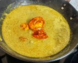 A picture of step 5 of Egg Masala.