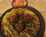 Foto del paso 5 de la receta: Porotos con riendas y choricillos
