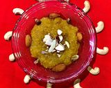 A picture of step 11 of Moong dal halwa.