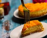 A picture of step 3 of Mango Cheesecake.