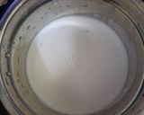 A picture of step 5 of Paruppu payasam / moong dal kheer.