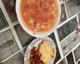 Foto del paso 2 de la receta: Gazpacho andaluz y pechuga a la plancha con pimientos asados