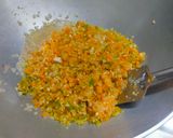 A picture of step 2 of Veg. Chaw Mein.