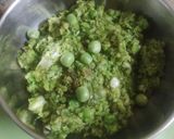 A picture of step 3 of Matar cabbage quick bhaji.