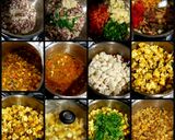 A picture of step 1 of Kadai cauliflower.