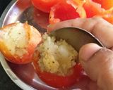 स्ट्फ्ड टमाटर (stuffed tamatar recipe in Hindi) रेसिपी चरण 3 फोटो