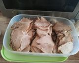 Foto del paso 8 de la receta Pata de jamón asado con salsa estilo galicia